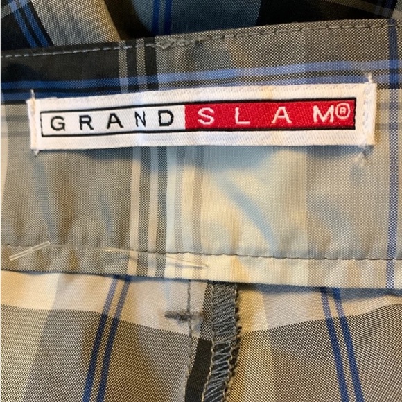 * Grand slam men’s size 40 plaid shorts - Picture 6 of 7